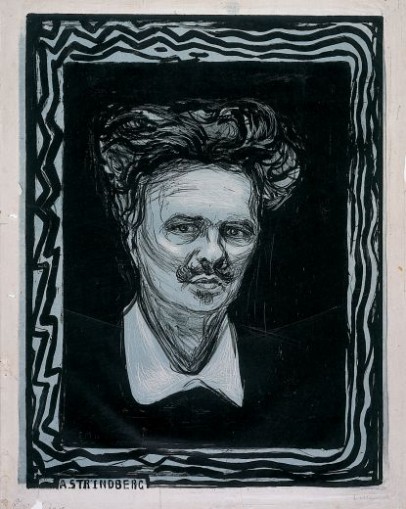 Edvard Munch, "Strindberg", litografi, Munch-museet